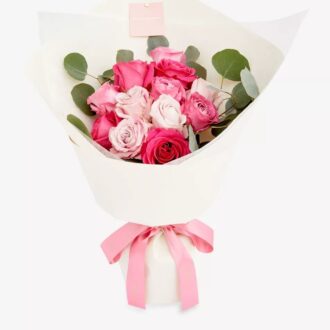 دسته گل رز باربی مینی