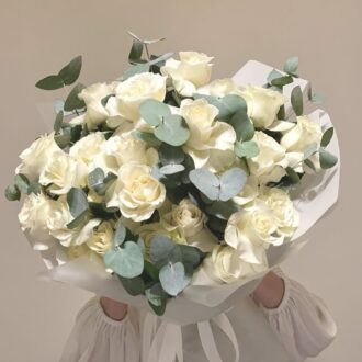 دسته گل رز مینیمال